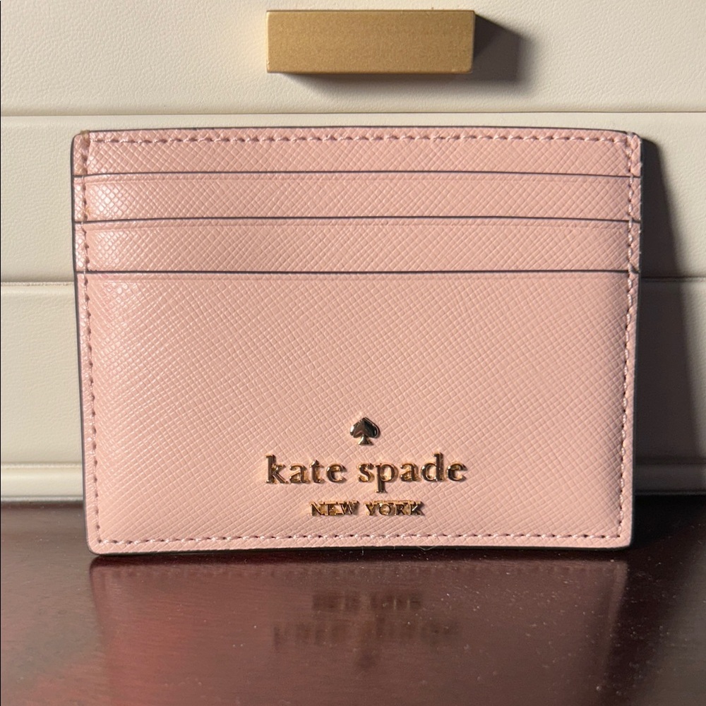 Kate Spade Pink Leather Card Case